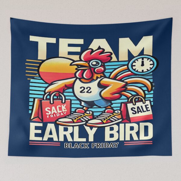 Item preview, Team Early Bird- Black Friday Sale designed and sold by Rajasekar.