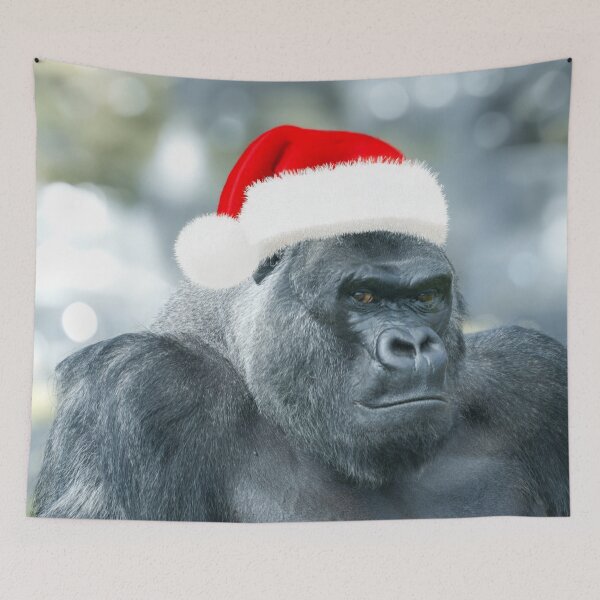 Item preview, Silverback as the Christmas Grouch designed and sold by rawshutterbug.