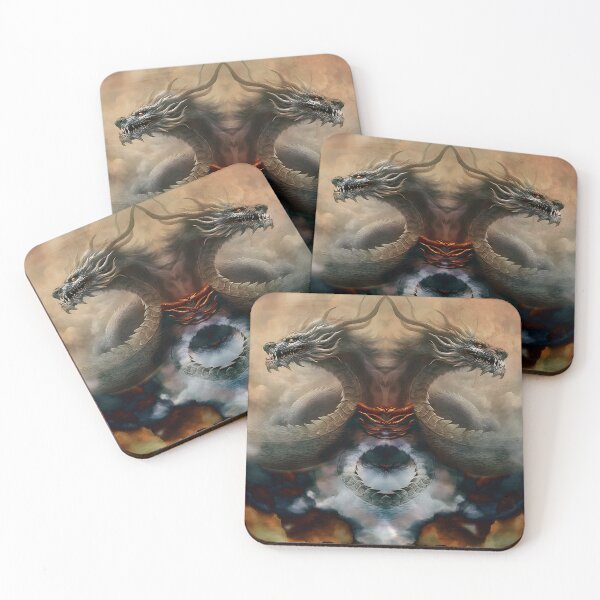 Item preview, Twin dragons designed and sold by clarazen.