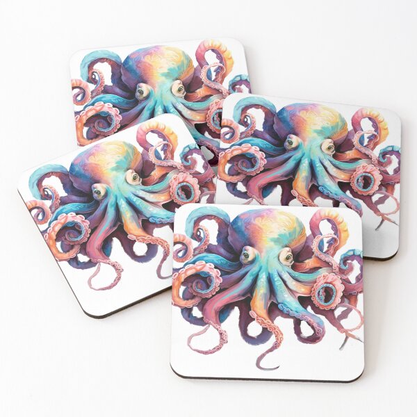 Item preview, Colourful Octopus  designed and sold by MahantArt.