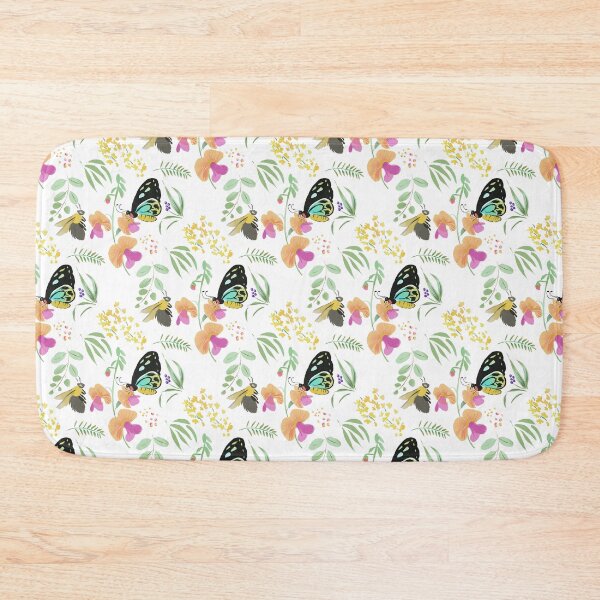 Item preview, Tropical bee and butterfly designed and sold by Sarah Rudge.