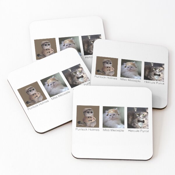 Item preview, Kitty Detectives designed and sold by FunandWhimsy.