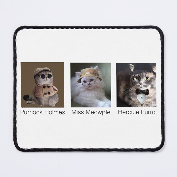 Item preview, Kitty Detectives designed and sold by FunandWhimsy.