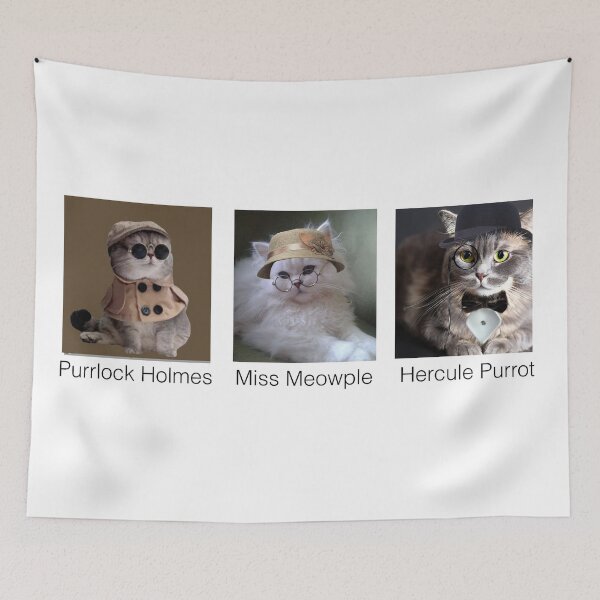 Item preview, Kitty Detectives designed and sold by FunandWhimsy.