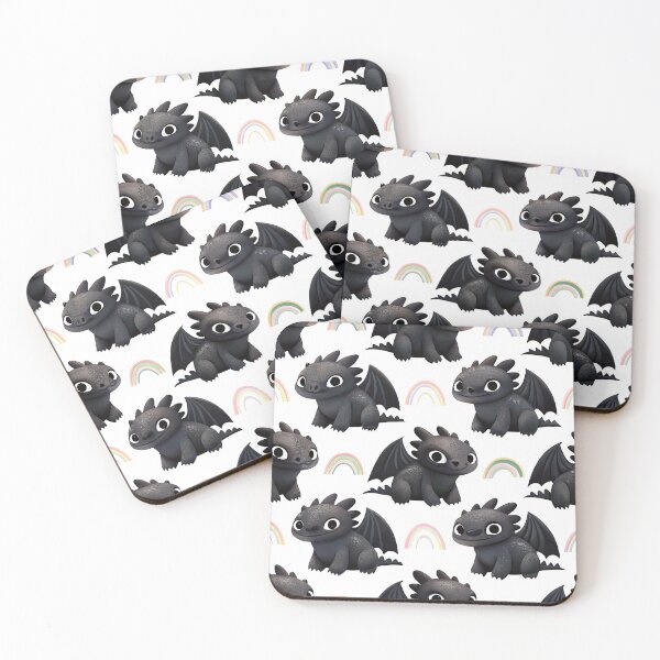 Item preview, Toothless Dragon Pattern, Rainbow Pattern designed and sold by graphic-genie.