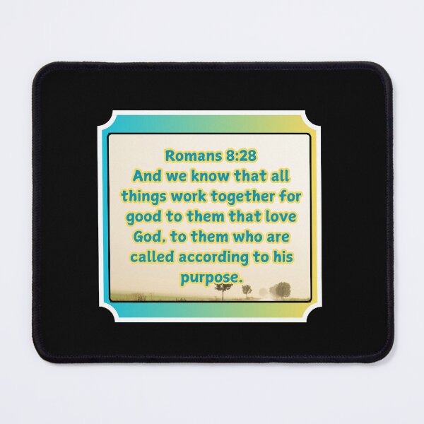 Item preview, Bible Verse (Romans 8:28) designed and sold by tellit24seven.