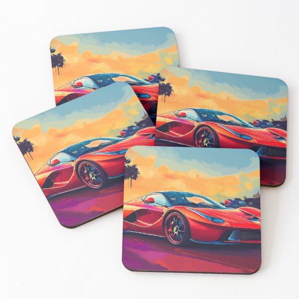 Item preview, Red Ferrari LaFerrari III designed and sold by AutoPopStudio.