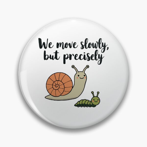 Item preview, Snail and Caterpillar: We Move Slowly but Precisely designed and sold by 2Blue-Dots.