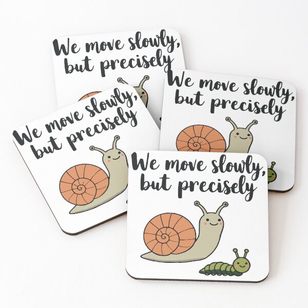 Item preview, Snail and Caterpillar: We Move Slowly but Precisely designed and sold by 2Blue-Dots.