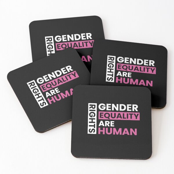 Item preview, Gender Equality Are Human Rights - Empowering Typography - T Shirt Design and Sticker Design designed and sold by CreativeTomb.