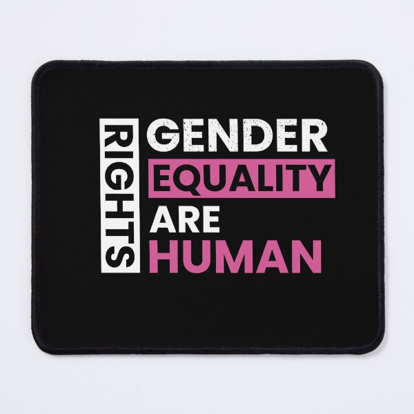 Item preview, Gender Equality Are Human Rights - Empowering Typography - T Shirt Design and Sticker Design designed and sold by CreativeTomb.