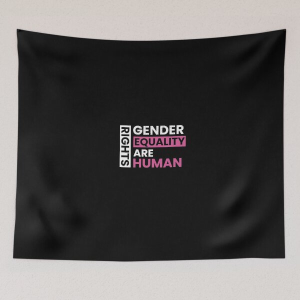 Item preview, Gender Equality Are Human Rights - Empowering Typography - T Shirt Design and Sticker Design designed and sold by CreativeTomb.