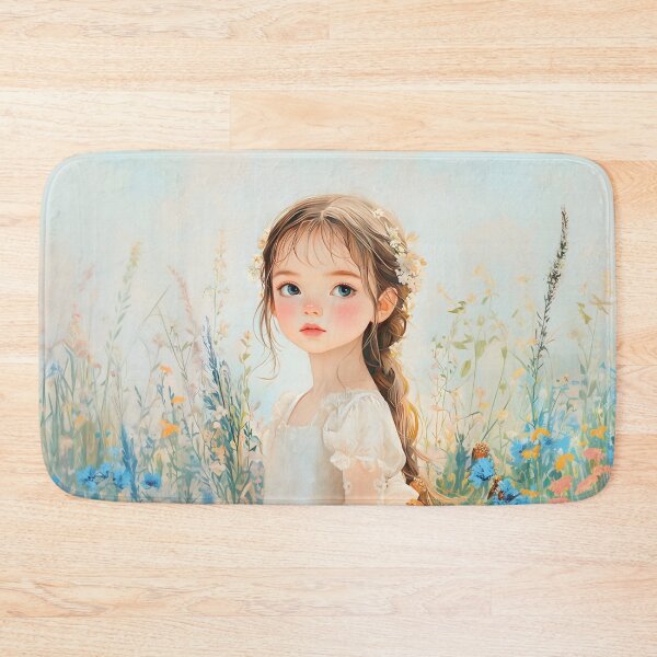 Item preview, Girl with braid in the field designed and sold by Quijote-.