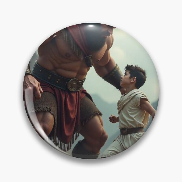 Item preview, David and Goliath, Bible, Book of Samuel, King David, Anime, Manga, Bible Stories, designed and sold by tshirtart2024.