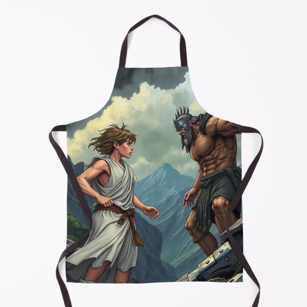 Item preview, David and Goliath, Bible, Book of Samuel, King David, Anime, Manga, Bible Stories, designed and sold by tshirtart2024.