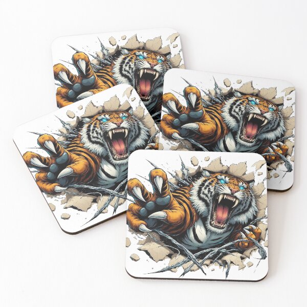 Item preview, Roaring tiger wall smash designed and sold by Doggydog741.