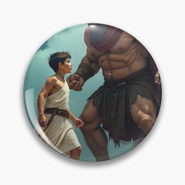 Item preview, David and Goliath, Bible, Book of Samuel, King David, Painting, Bible Stories, designed and sold by tshirtart2024.