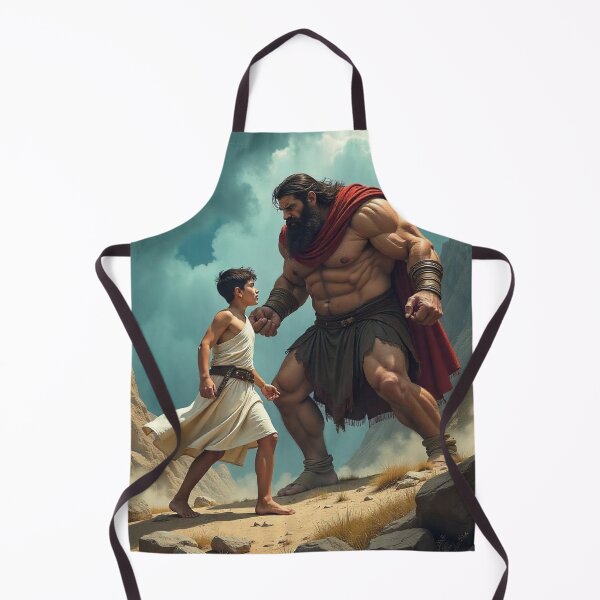 Item preview, David and Goliath, Bible, Book of Samuel, King David, Painting, Bible Stories, designed and sold by tshirtart2024.