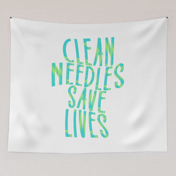 Item preview, Clean Needles Save Lives - Harm Reduction  designed and sold by ZAIKY DREAMS.