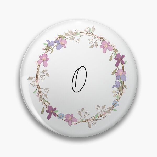 Item preview, Initial O wreath designed and sold by Zah-Doodles.