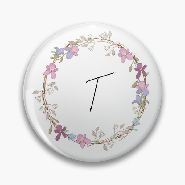 Item preview, Initial T wreath designed and sold by Zah-Doodles.