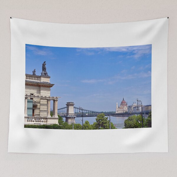 Item preview, Varkert Bazaar at Royal palace of Buda and Hungarian Parliament building Budapest designed and sold by goceris.