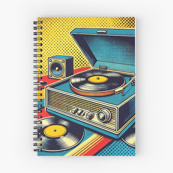 Item preview, Retro-styled record player designed and sold by Random Designs.