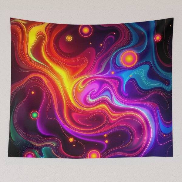 Item preview, Neon Abstract Pattern #34 designed and sold by Kaleidoscope Print.