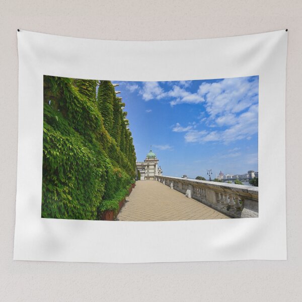 Item preview, Varkert Bazaar at Royal palace of Buda and Hungarian Parliament building Budapest,Hungary designed and sold by goceris.