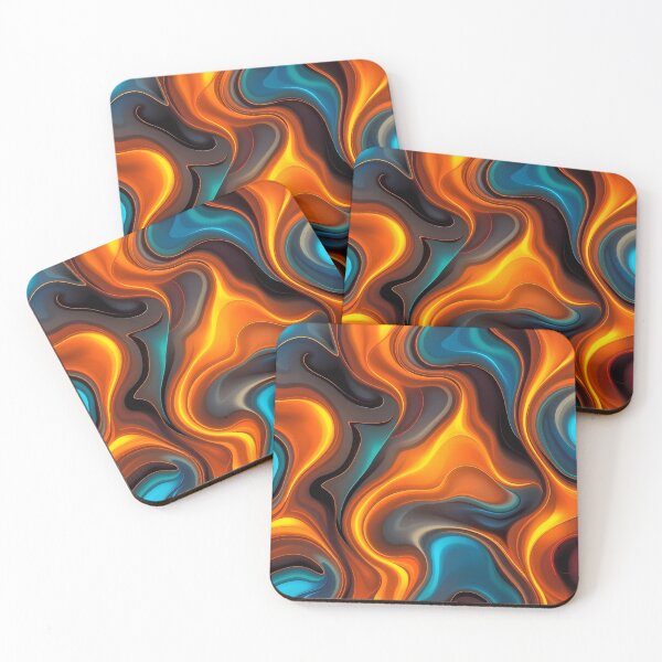 Item preview, Neon Abstract Pattern #35 designed and sold by Kaleidoscope Print.