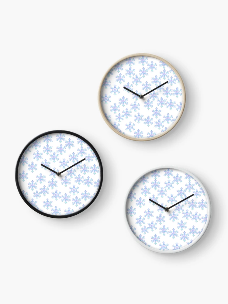 Thumbnail 3 of 4, Clock, Snowflake dream designed and sold by VariusDesigns.