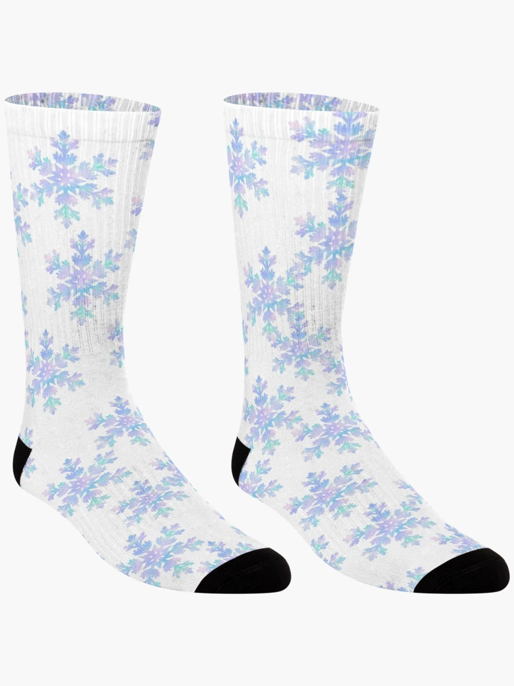 Thumbnail 3 of 5, Socks, Snowflake dream designed and sold by VariusDesigns.
