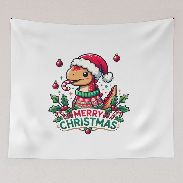 Item preview, Christmas dino merry christmas designed and sold by bukajart.