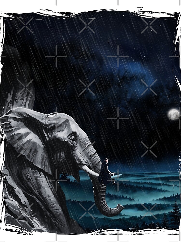 Thumbnail 3 of 3, Scarf, Midnight Storm designed and sold by Inkception.