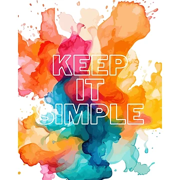 Artwork thumbnail, Keep it simple by CrimeScene24.7Apparel