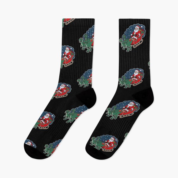 Item preview, Santa Claus and Dinosaurs designed and sold by Ambient Mind Design.