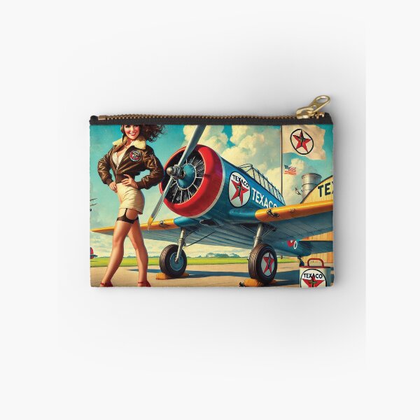 Item preview, Aviation-themed pinup art designed and sold by Random Designs.