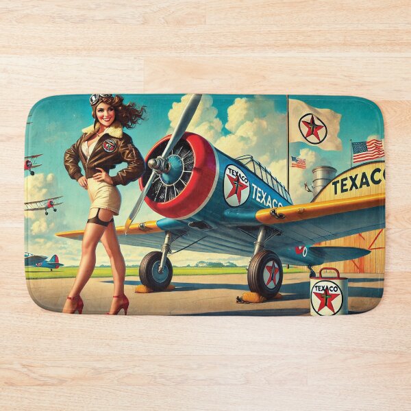 Item preview, Aviation-themed pinup art designed and sold by Random Designs.