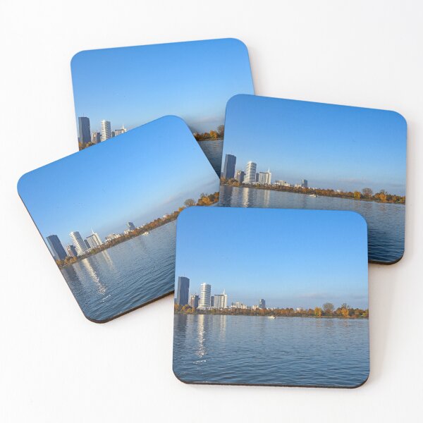 Item preview, Vienna and blue Donau river, autumn season landscape,Austria designed and sold by goceris.