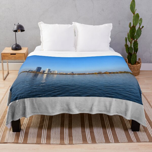 Item preview, Vienna and blue Donau river, autumn season landscape,Austria designed and sold by goceris.