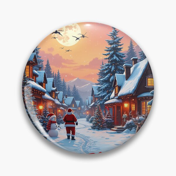 Artikelvorschau, Neon-Weihnachtsdesign im Grunge-Stil – Weihnachtsmann, Schneemann und Rentier entworfen und verkauft von tarzbol.
