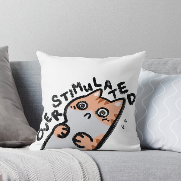 Item preview, Overstimulated Cat designed and sold by charsheee.