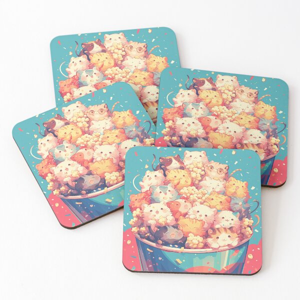 Item preview, Popcorn Cats designed and sold by SnarkyDoodles.
