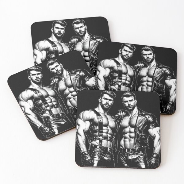 Artikelvorschau, Gay Leather Daddies Leder Pride Grafikdesign entworfen und verkauft von ItsAKinkThing.