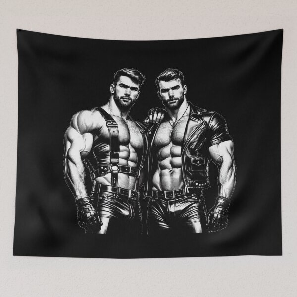 Artikelvorschau, Gay Leather Daddies Leder Pride Grafikdesign entworfen und verkauft von ItsAKinkThing.