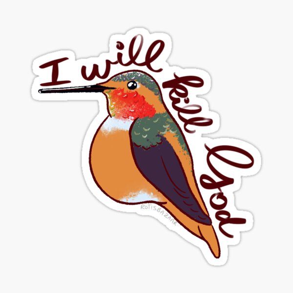 Defiant Hummingbird 2 Sticker