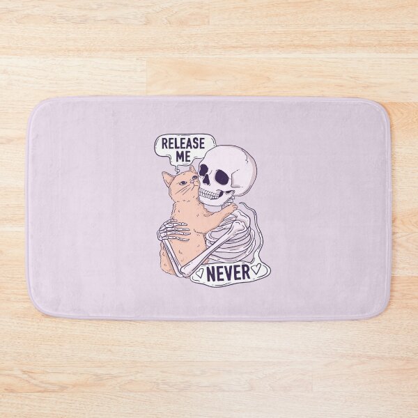 Item preview, Love me - cat and skeleton designed and sold by Jess.a.creates.