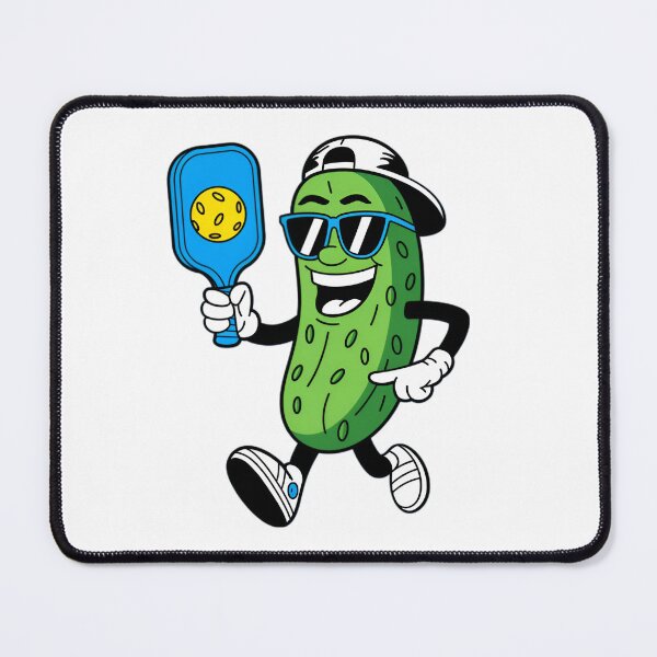 Item preview, Cute Pickle Playing Pickleball Funny designed and sold by SOUFIANE1991.