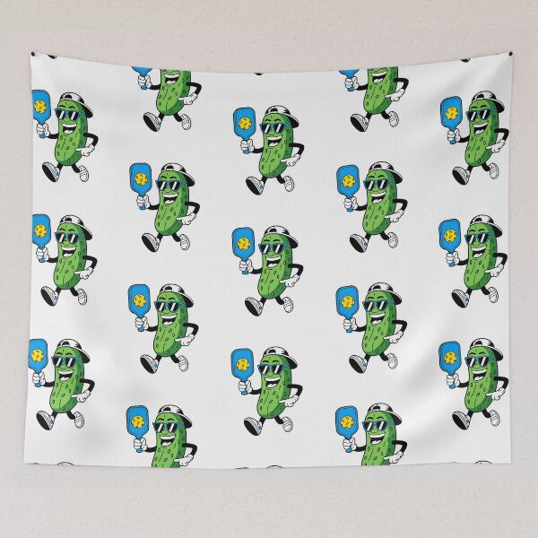 Item preview, Cute Pickle Playing Pickleball Funny designed and sold by SOUFIANE1991.