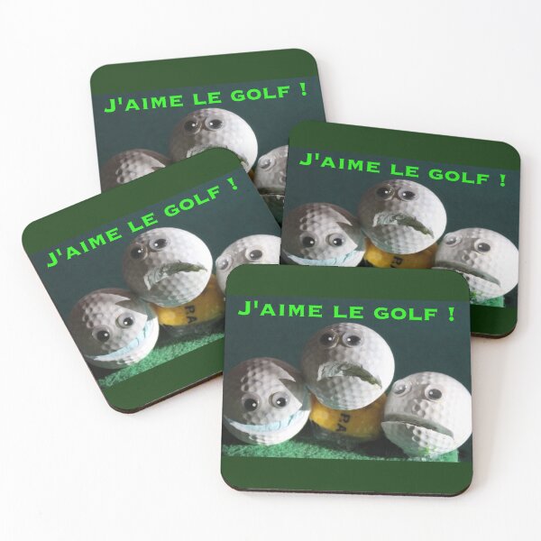 Item preview, three golf balls designed and sold by dcorin.